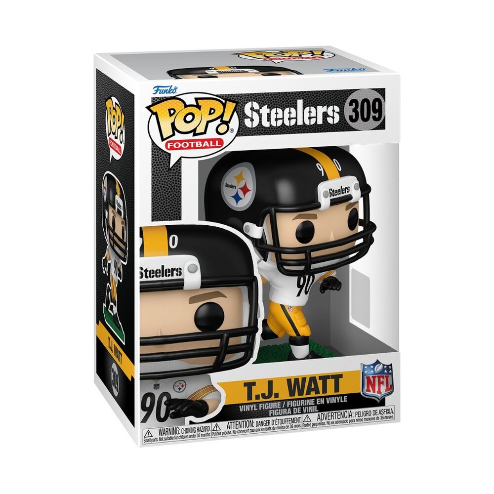 Funko Pop! NFL TJ Watt Pittsburgh Steelers Figure #309!